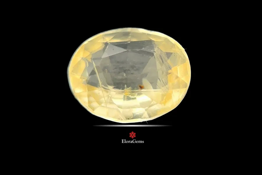 Yellow Sapphire (Pukhraj) 7x5 MM 0.95 carats