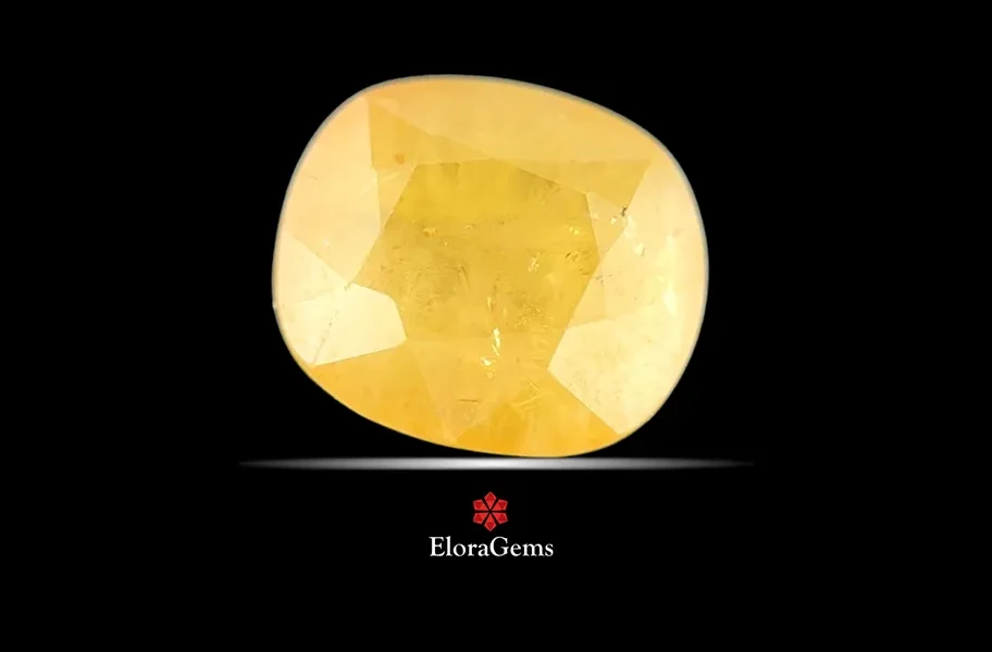 Yellow Sapphire (Pushparag) 11x10 MM 6.08 carats