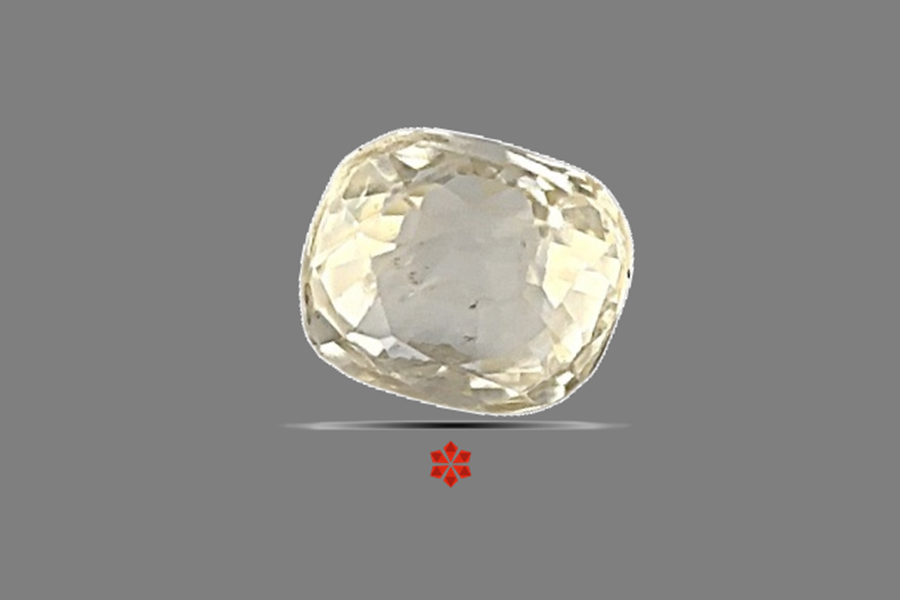 Yellow Sapphire (Pushparag) 6x5 MM 1.3 carats