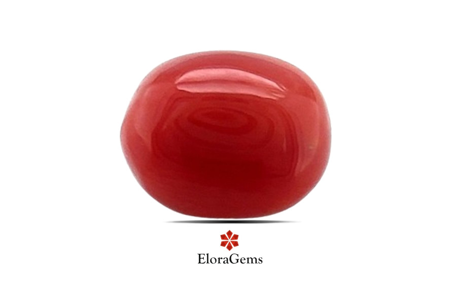 Red Coral (Pavalam) 7x6 MM 1.24 carats