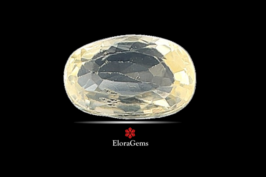 Yellow Sapphire (Pushparag) 8x5 MM 1.48 carats