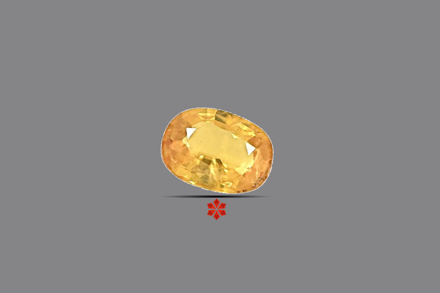 Yellow Sapphire (Pushparag) 7x5 MM 0.98 carats