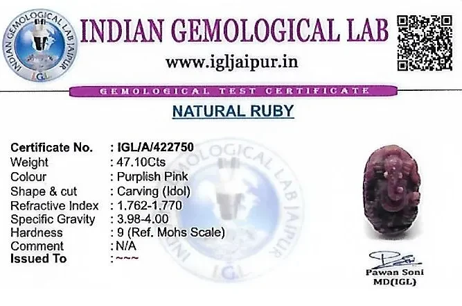 Ruby (Manik) 0x0 MM 47.1 carats