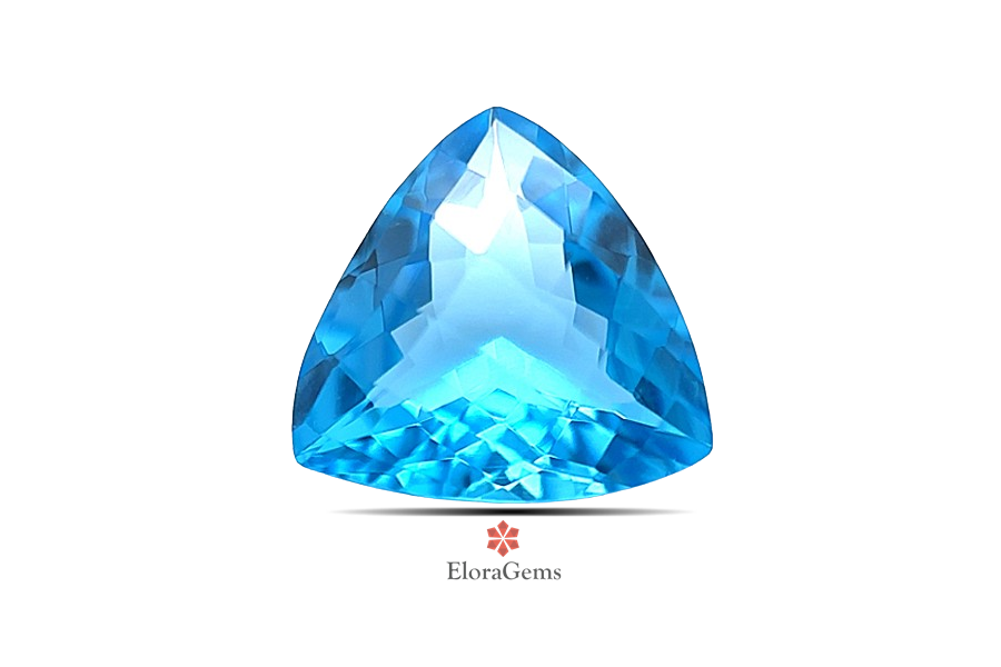 Blue Topaz 12x12 MM 5.2 carats