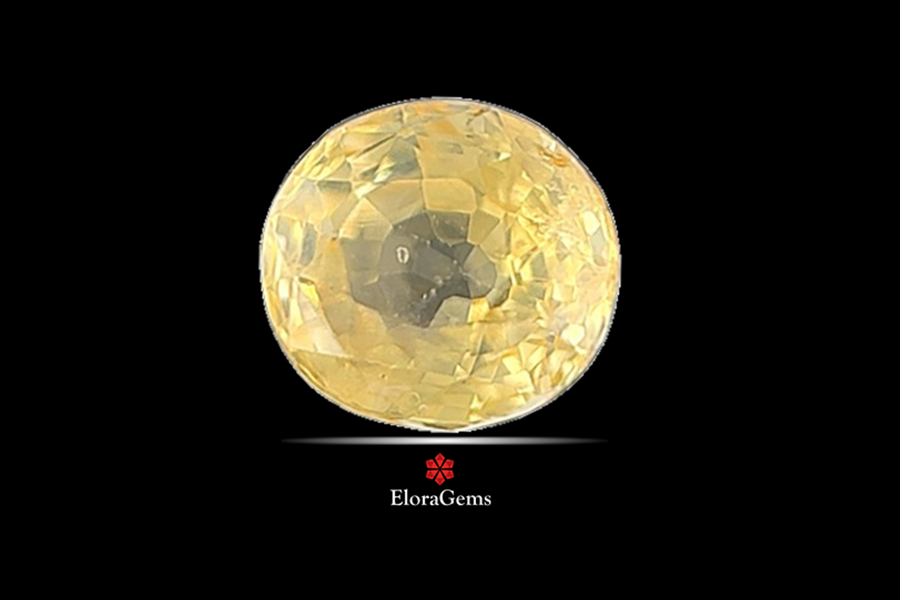 Yellow Sapphire (Pushparag) 6x6 MM 1.55 carats