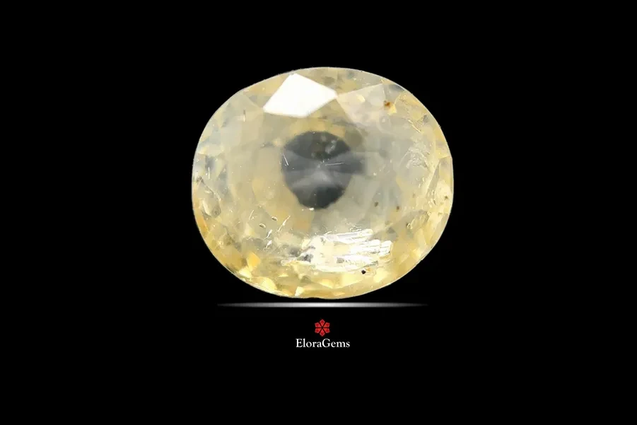 Yellow Sapphire (Pukhraj) 7x6 MM 1.85 carats
