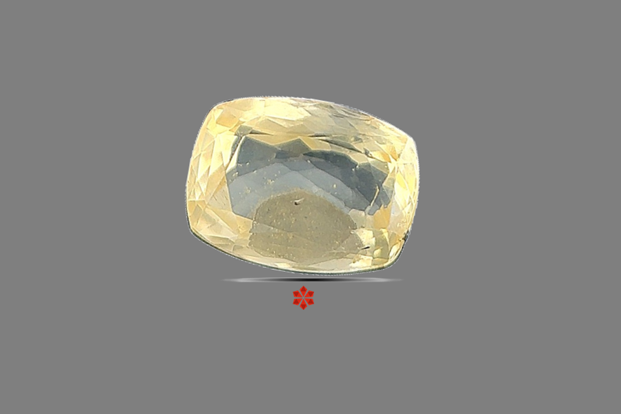 Yellow Sapphire (Pushparag) 8x6 MM 2.1 carats