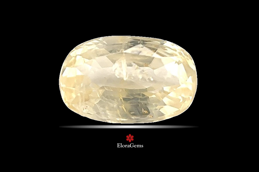 Yellow Sapphire (Pushparag) 10x6 MM 2.81 carats