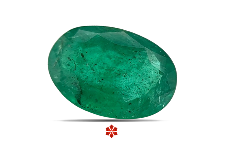 Emerald (Maragadham) 13x9 MM 3.82 carats