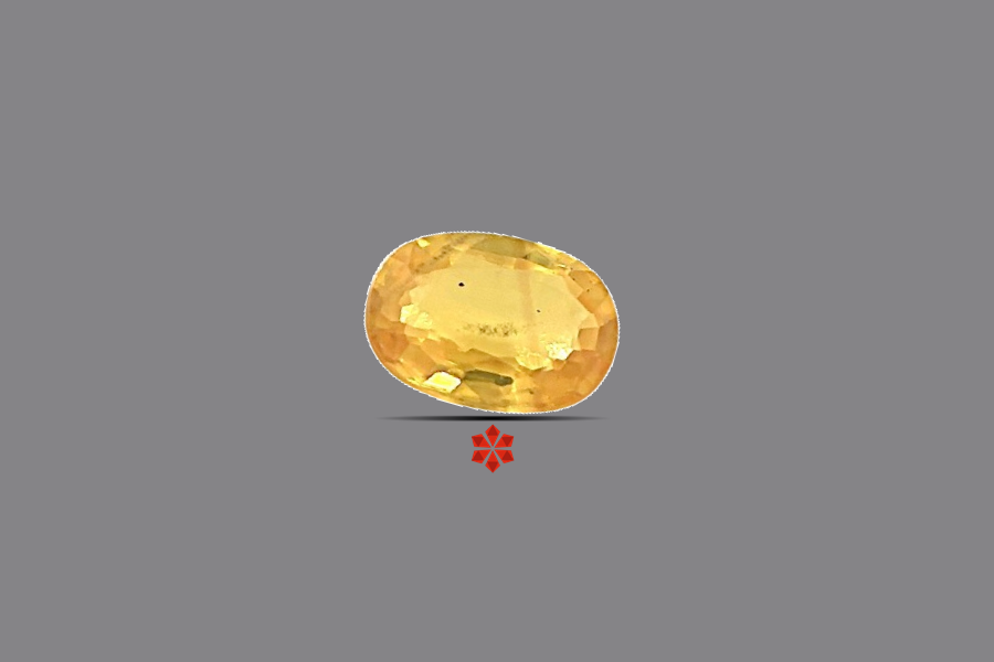 Yellow Sapphire (Pushparag) 7x5 MM 0.94 carats
