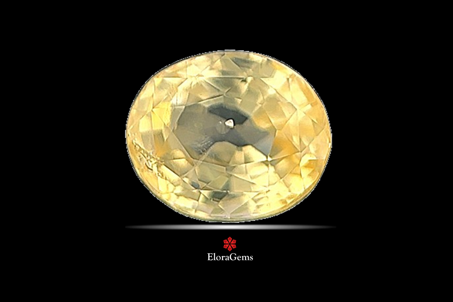 Yellow Sapphire (Pushparag) 7x6 MM 1.95 carats
