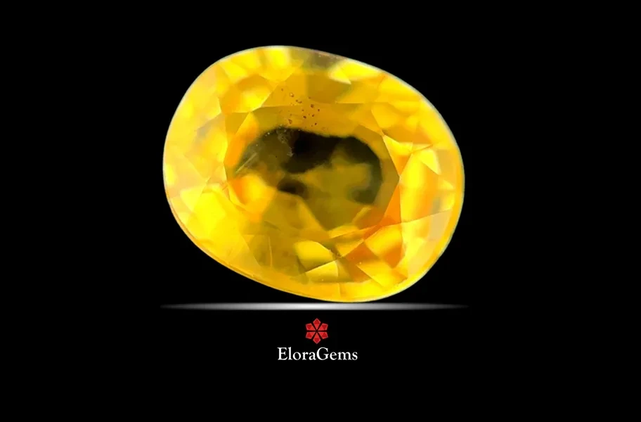Yellow Sapphire (Pushparag) 7x6 MM 1.15 carats