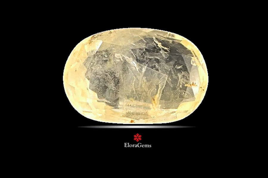 Yellow Sapphire (Pushparag) 13x9 MM 4.93 carats