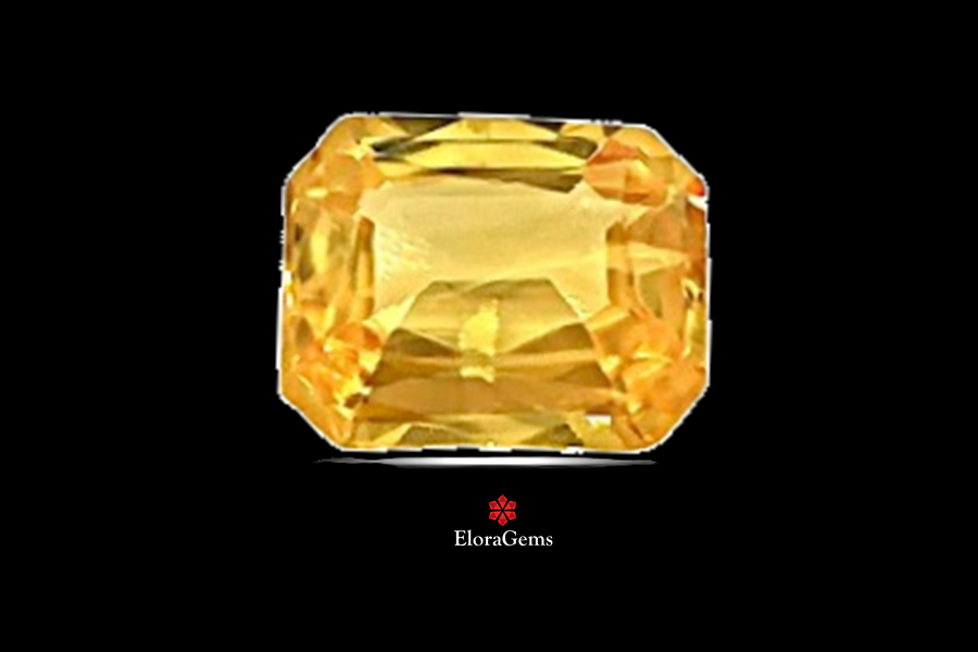 Yellow Sapphire (Pushparag) 6x5 MM 0.62 carats