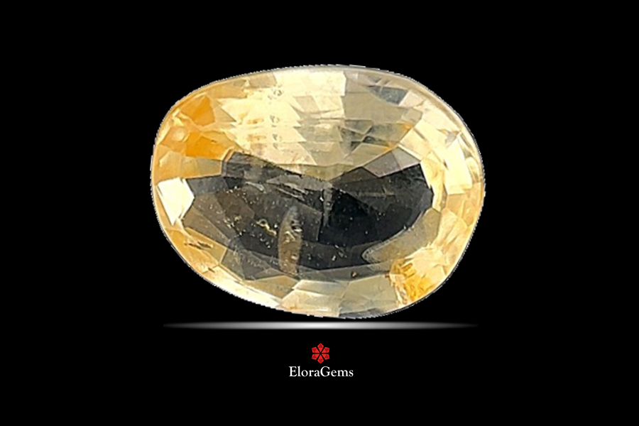 Yellow Sapphire (Pushparag) 9x7 MM 1.96 carats