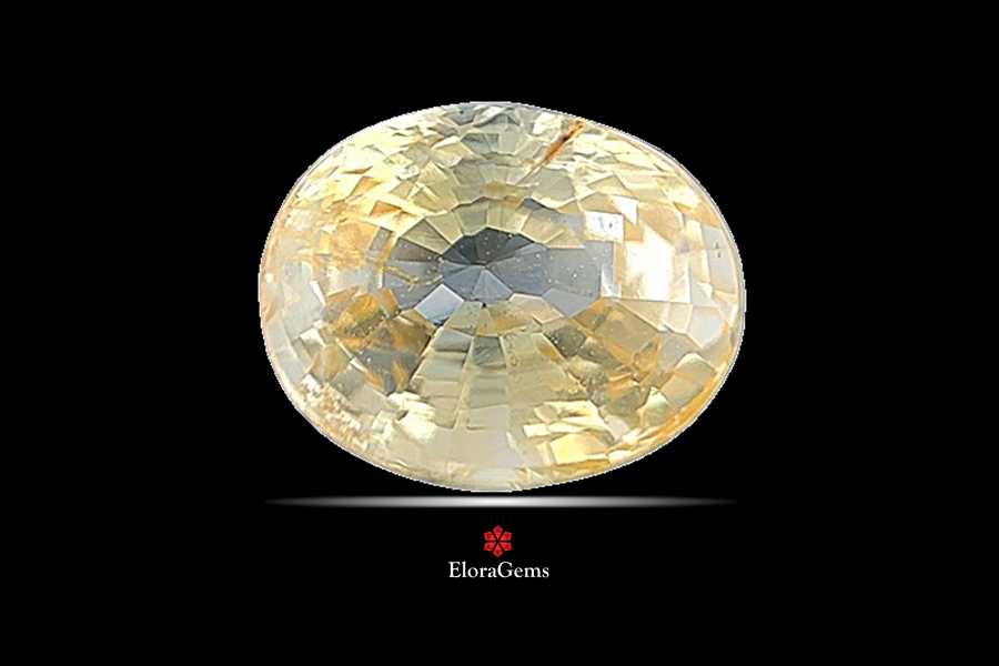 Yellow Sapphire (Pushparag) 9x7 MM 2.72 carats