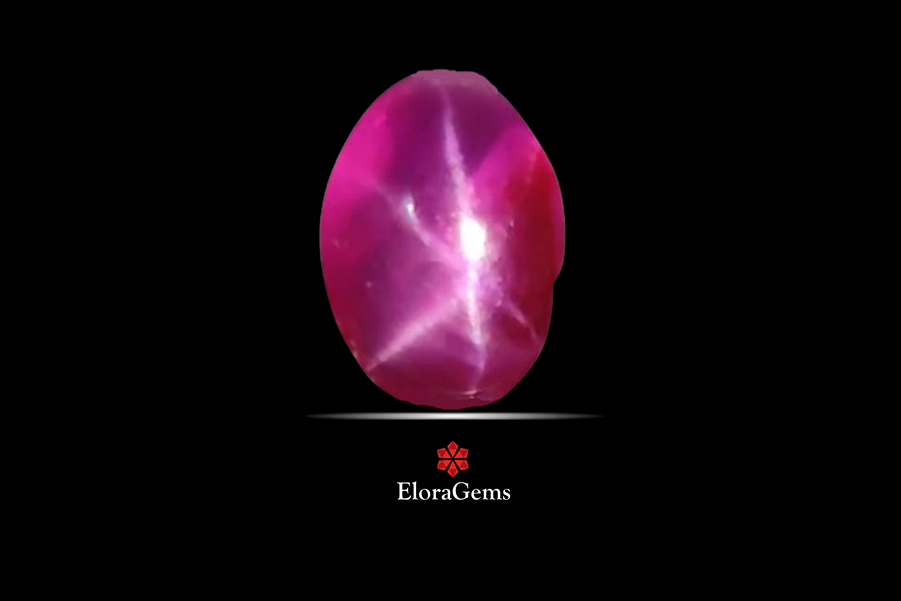 Star Ruby 7x5 MM 1.25 carats