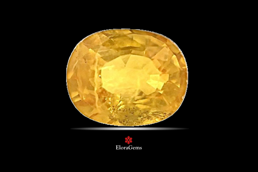 Yellow Sapphire (Pushparag) 9x0 MM 2.47 carats
