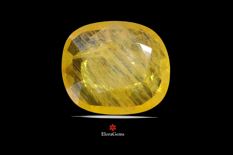 Yellow Sapphire (Pushparag) 14x12 MM 4.84 carats