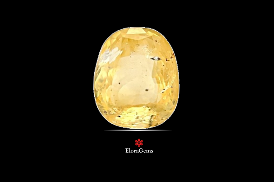 Yellow Sapphire (Pushparag) 9x7 MM 3.61 carats