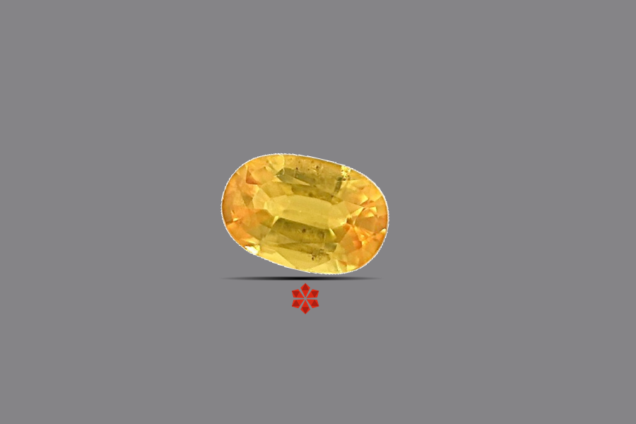 Yellow Sapphire (Pushparag) 7x5 MM 0.97 carats