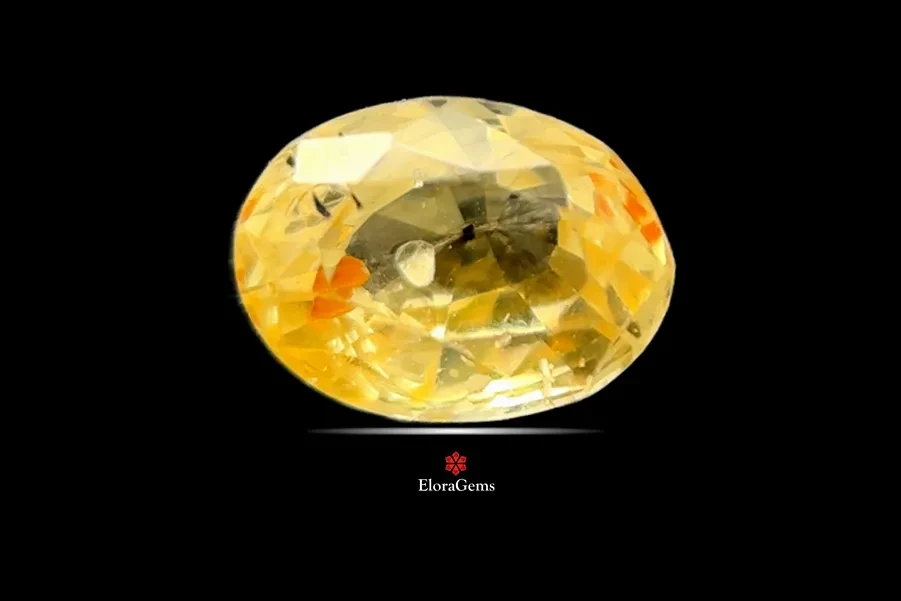 Yellow Sapphire (Pukhraj) 6x5 MM 0.71 carats