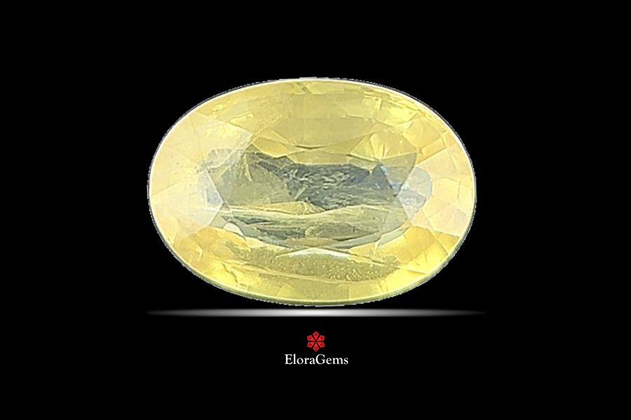 Yellow Sapphire (Pushparag) 9x0 MM 1.7 carats