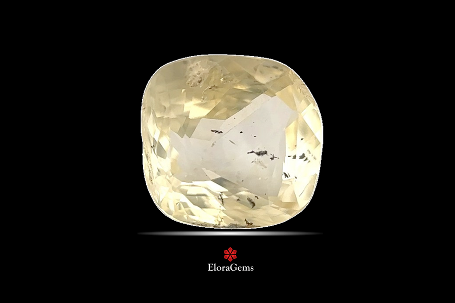 Yellow Sapphire (Pushparag) 9x8 MM 3.06 carats