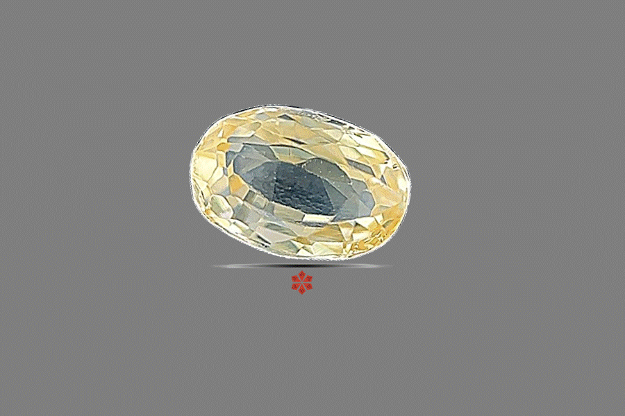 Yellow Sapphire (Pushparag) 6x4 MM 0.83 carats