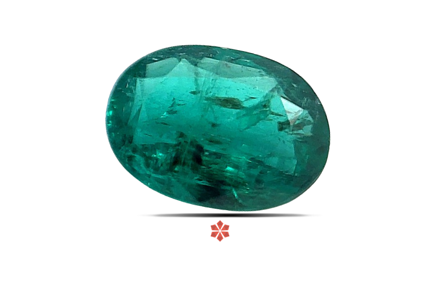 Emerald (Maragadham) 8x6 MM 1.3 carats