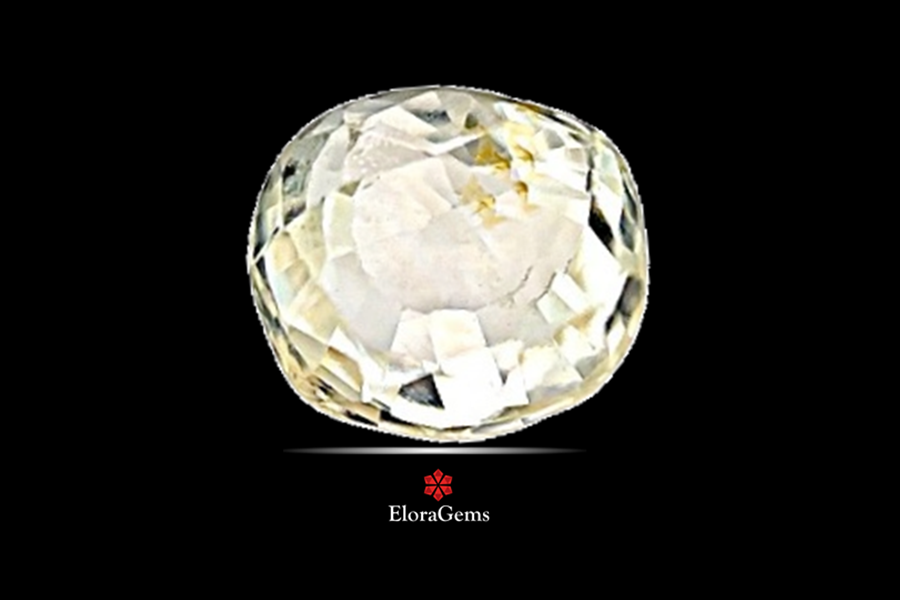 Yellow Sapphire (Pushparag) 7x6 MM 1.35 carats