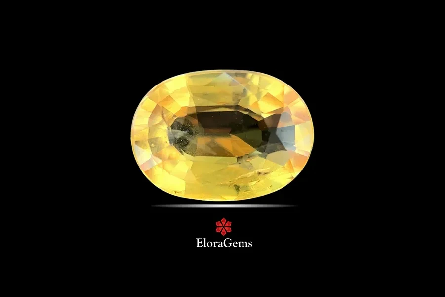 Yellow Sapphire (Pukhraj) 8x6 MM 1.31 carats