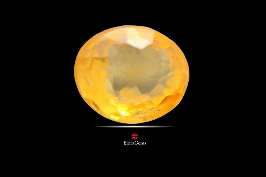 Yellow Sapphire (Pukhraj) 6x5 MM 1.05 carats