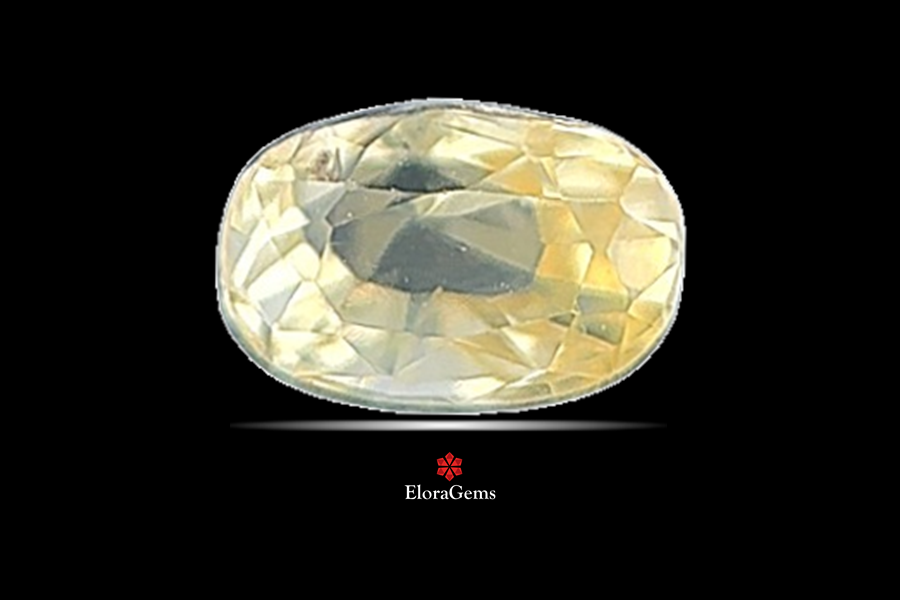 Yellow Sapphire (Pushparag) 6x4 MM 0.76 carats