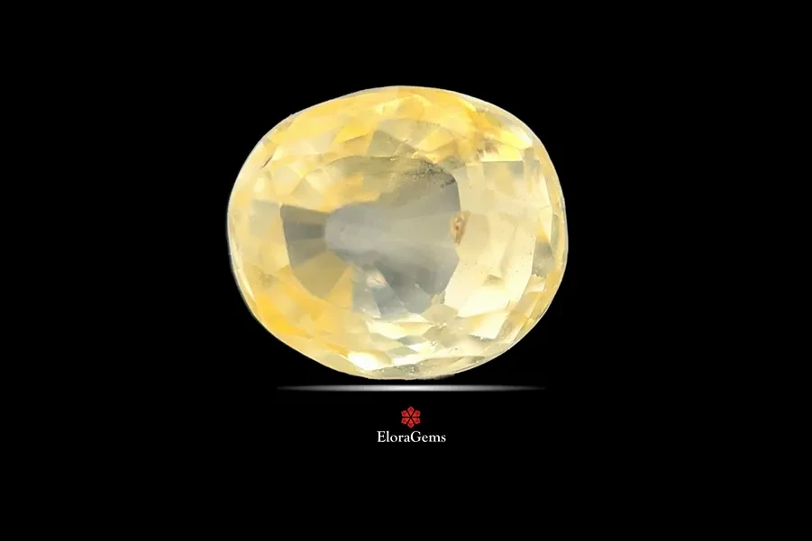 Yellow Sapphire (Pukhraj) 6x5 MM 1 carats