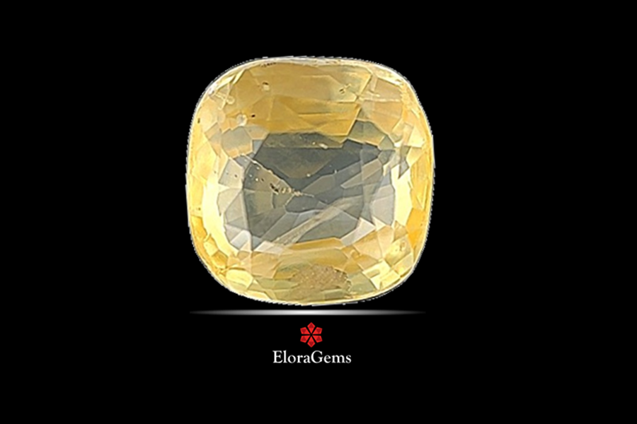 Yellow Sapphire (Pushparag) 6x6 MM 1.5 carats