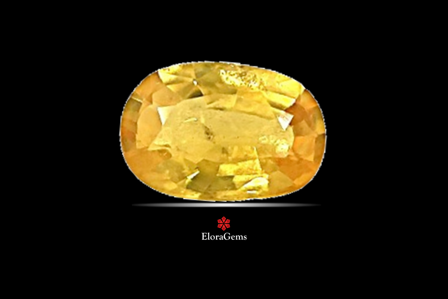 Yellow Sapphire (Pushparag) 7x5 MM 0.86 carats