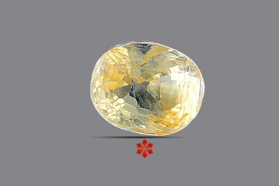 Yellow Sapphire (Pushparag) 7x6 MM 2.02 carats