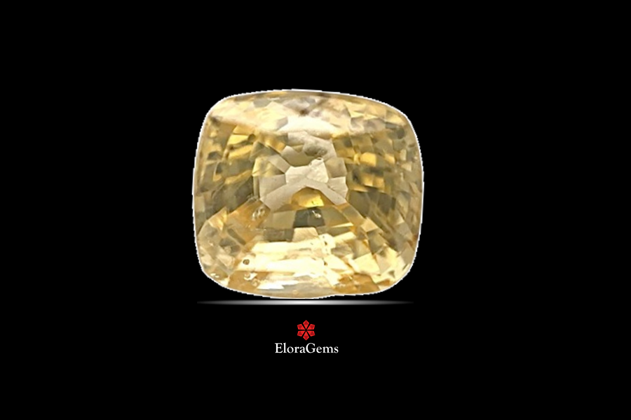 Yellow Sapphire (Pushparag) 7x6 MM 1.86 carats
