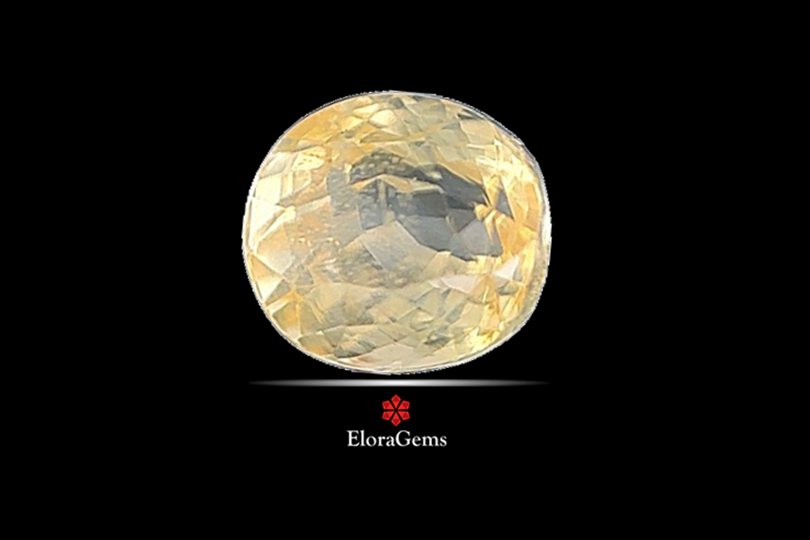 Yellow Sapphire (Pushparag) 7x6 MM 2.22 carats