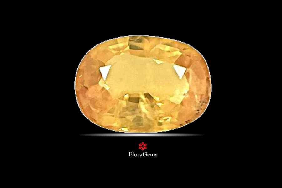 Yellow Sapphire (Pushparag) 7x5 MM 0.98 carats