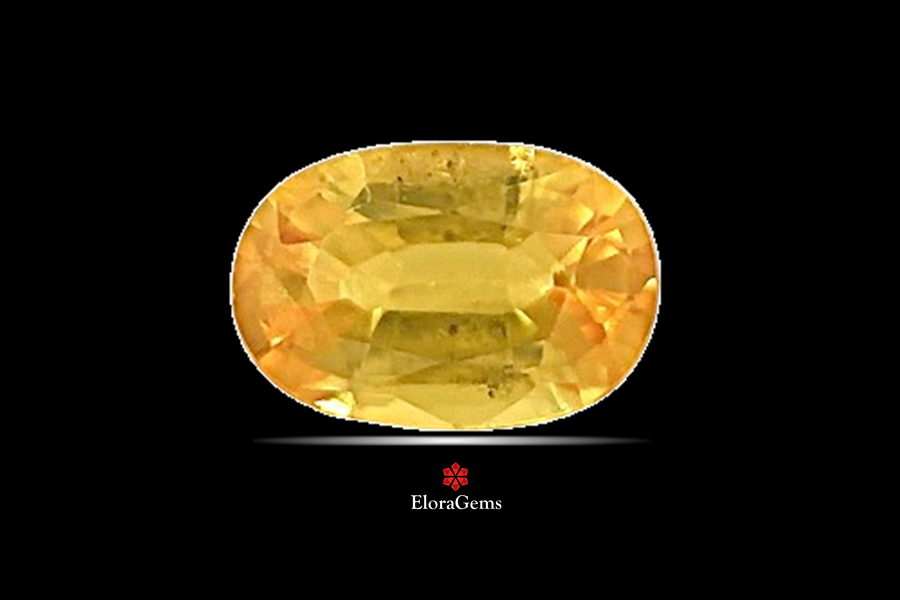 Yellow Sapphire (Pushparag) 7x5 MM 0.97 carats