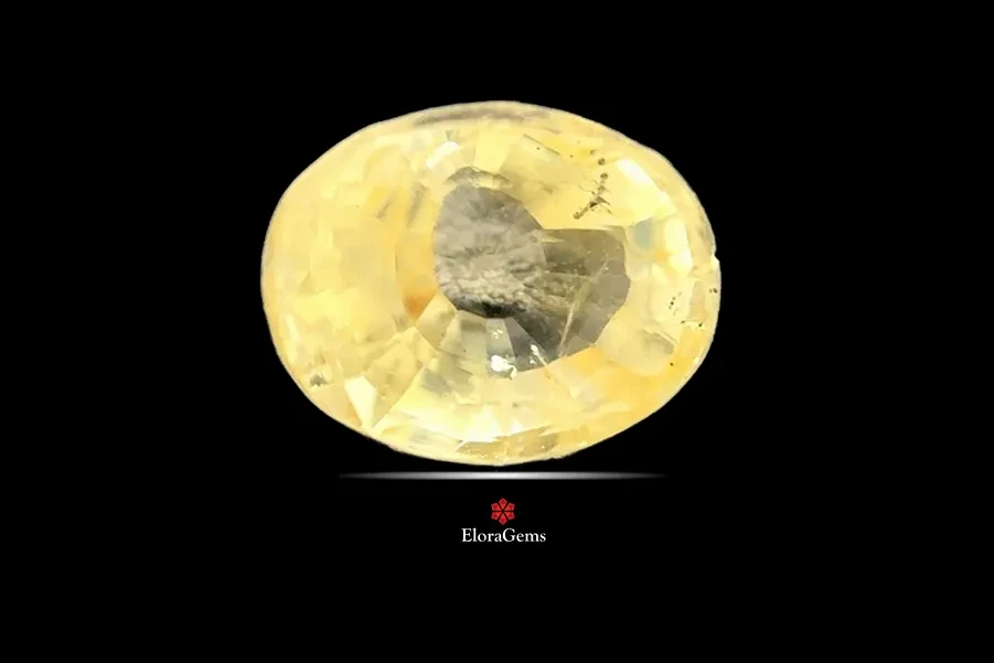 Yellow Sapphire (Pukhraj) 6x5 MM 1.34 carats