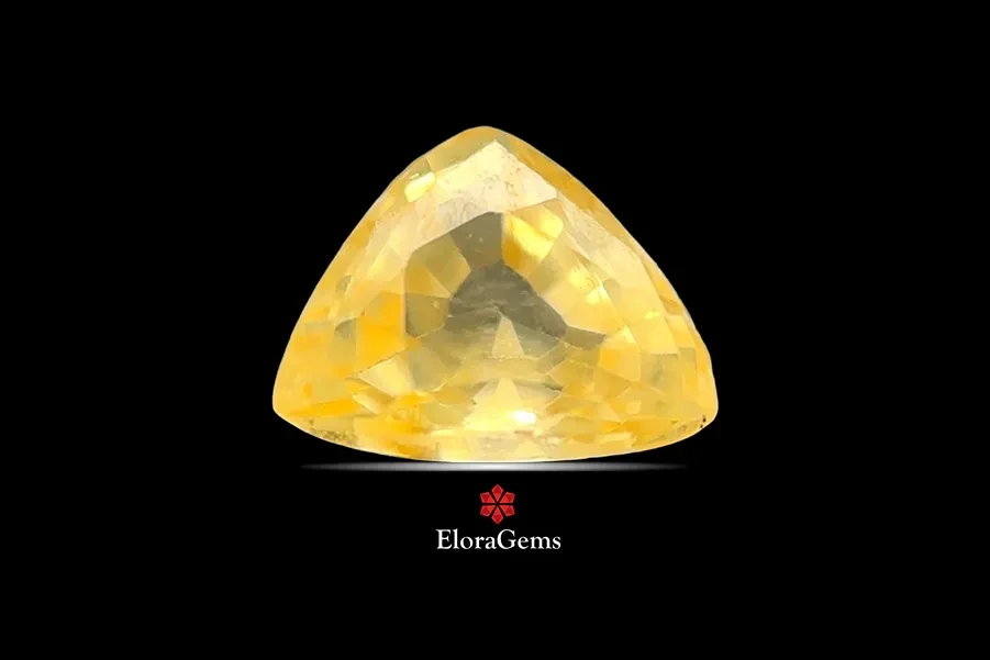 Yellow Sapphire (Pukhraj) 6x5 MM 0.77 carats