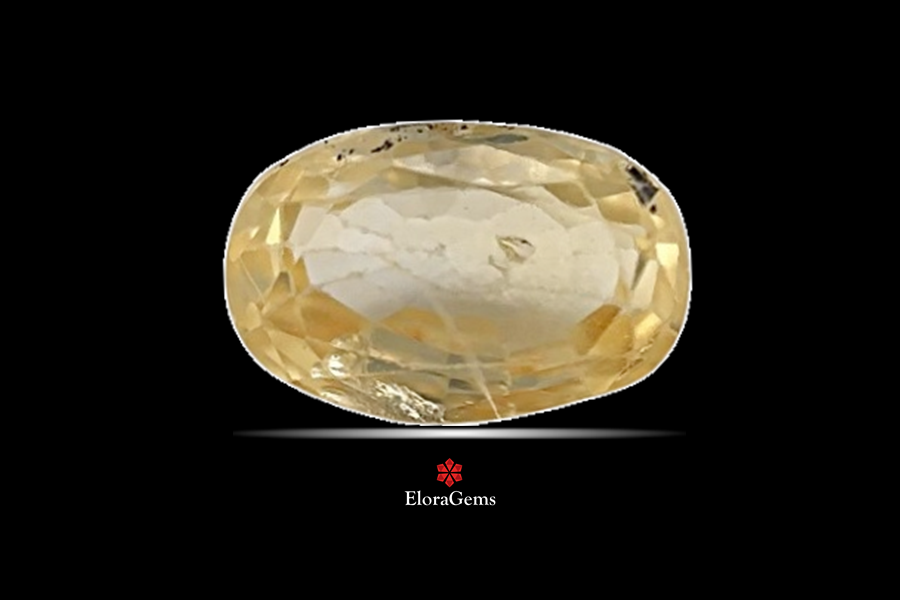 Yellow Sapphire (Pushparag) 8x6 MM 1.92 carats