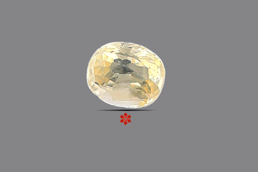 Yellow Sapphire (Pushparag) 6x5 MM 1.21 carats