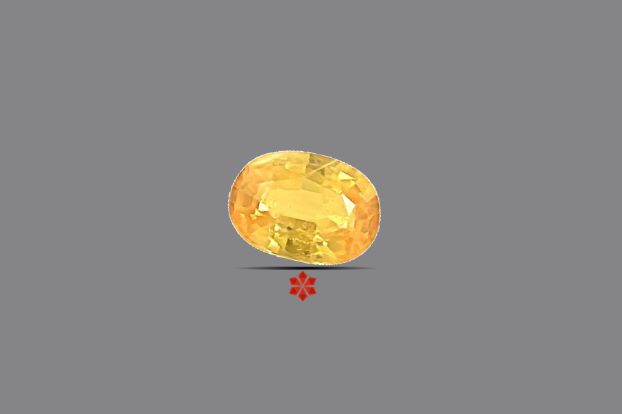 Yellow Sapphire (Pushparag) 7x5 MM 1.07 carats