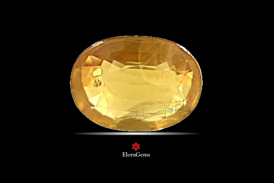 Yellow Sapphire (Pushparag) 9x0 MM 2.07 carats