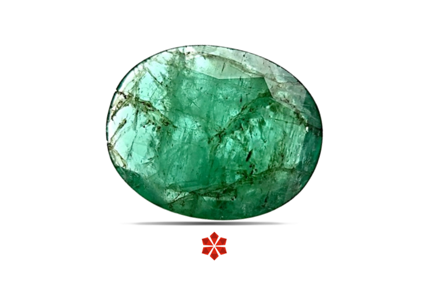 Emerald (Maragadham) 12x10 MM 2.9 carats