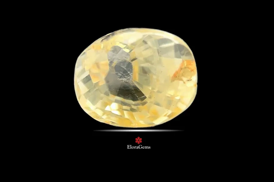 Yellow Sapphire (Pukhraj) 7x5 MM 1.5 carats